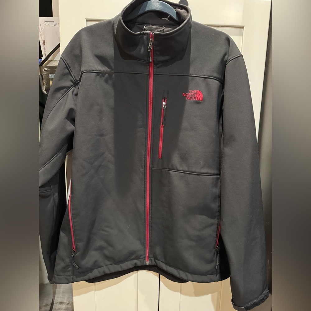 The North Face Black and Red Performance Jacket Weather-Resistant